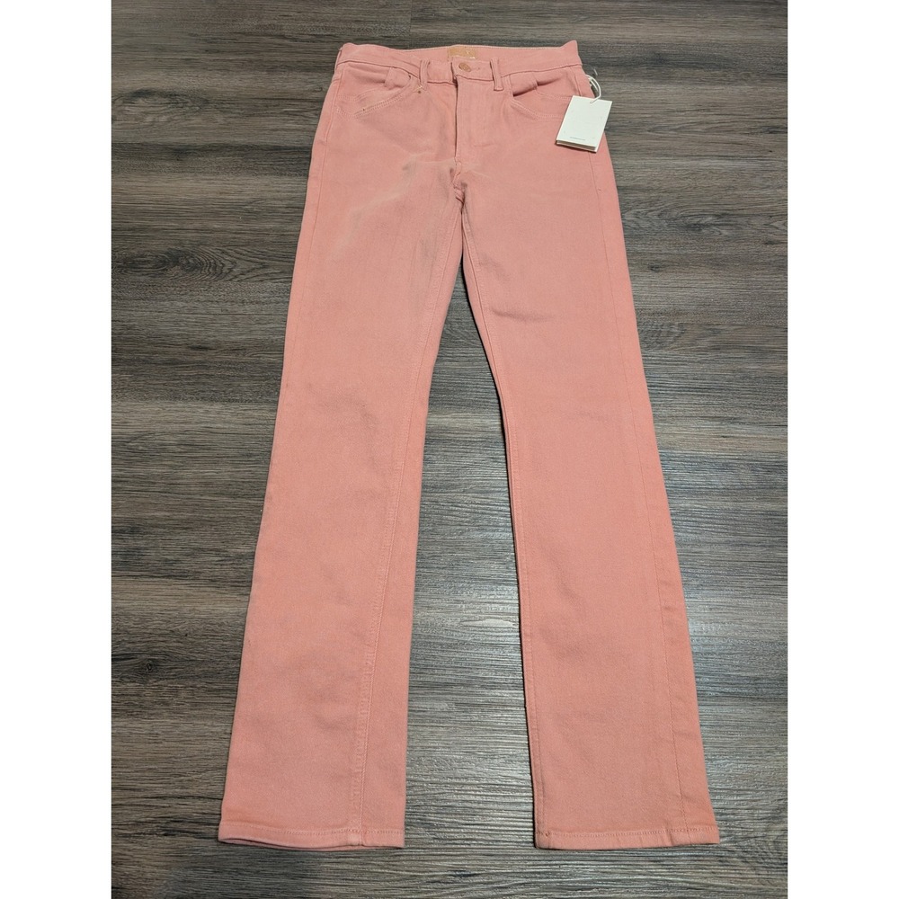 MOTHER Stash Mid Rise Dazzler Ankle Jeans Desert Sand Pink 10596-674 Size 26 NEW